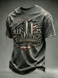 Men's 9/11 Anniversary Casual Printed T-shirt