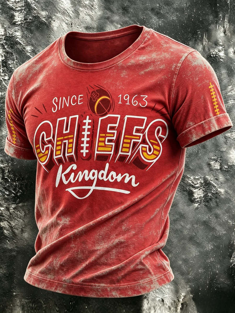 Men's Football Fan Casual T-Shirt