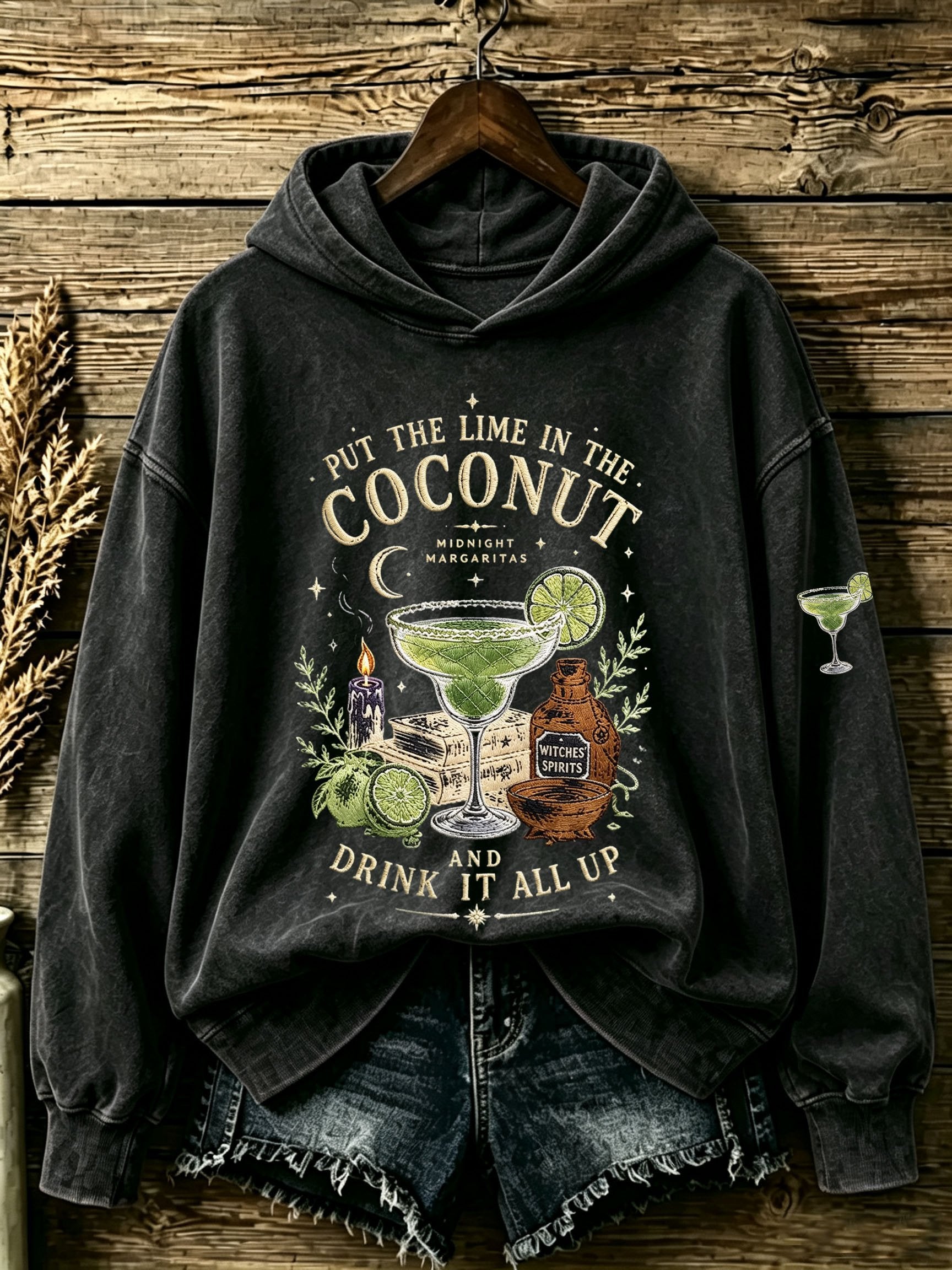 Women's Midnight Margaritas Print Sweatshirt