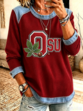 Women's University Campus Football Hoodie
