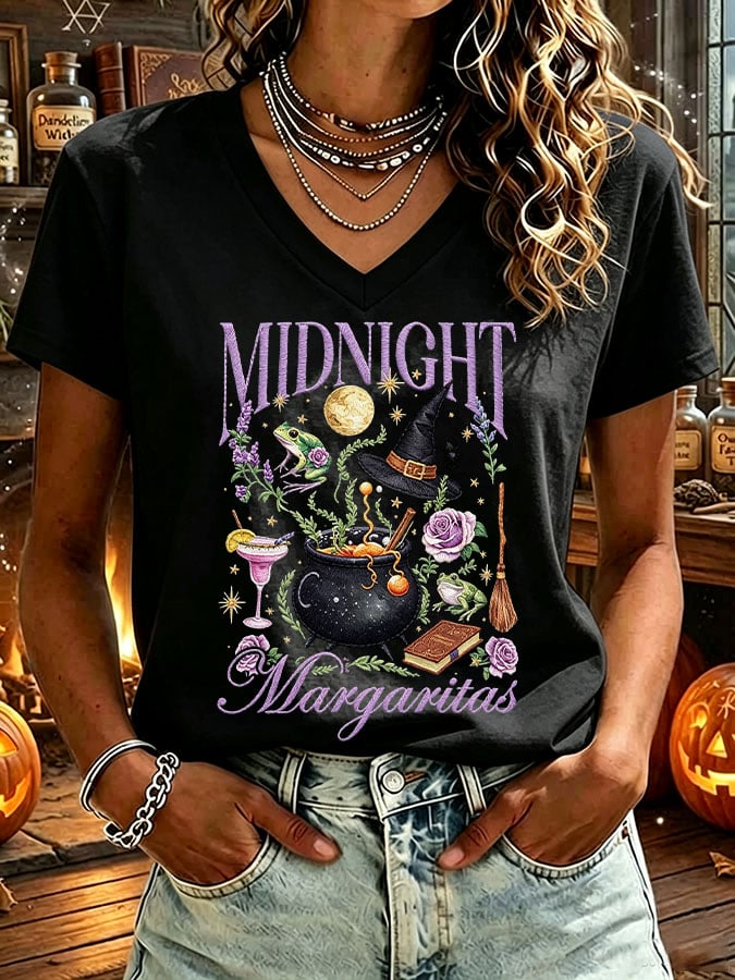 Women's Midnight Margaritas Print T-shirt
