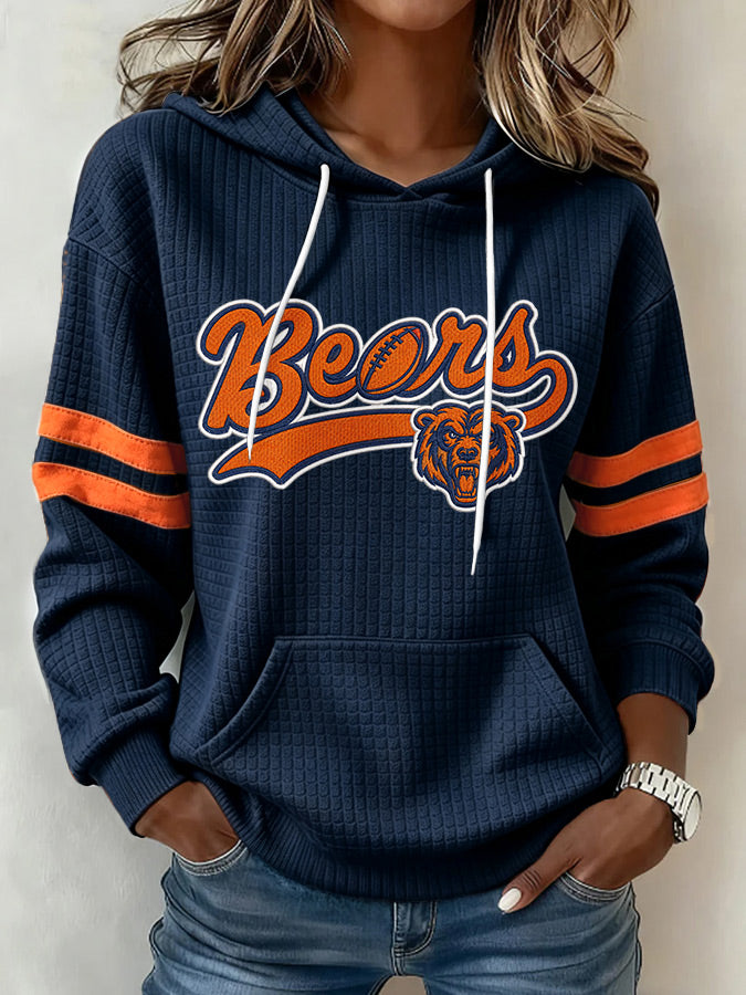 Women'S Football Fans Print Sweatshirt