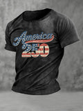Men'S Independence Day Printed Casual T-Shirt