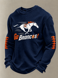 Men'S Football  Printed Waffle T-Shirt