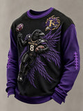 Men'S Football Printed Waffle T-Shirt
