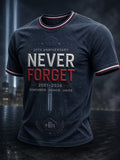 Men'S 9.11 Never Forget Printed T-Shirt