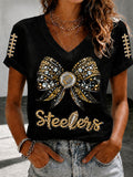 Women's Football Printed Casual Sweatshirt
