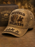 Buffalo Soldier Print Baseball Cap