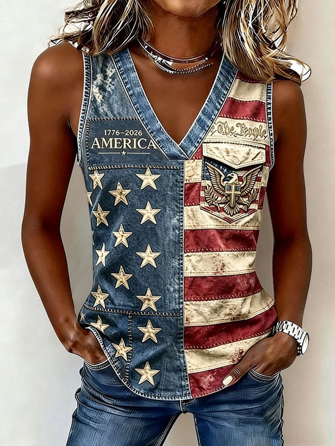Women's Casual Printed Vest