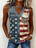 Women's Casual Printed Vest
