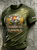 Men's Colorado Strong Print Short Sleeve T-Shirt