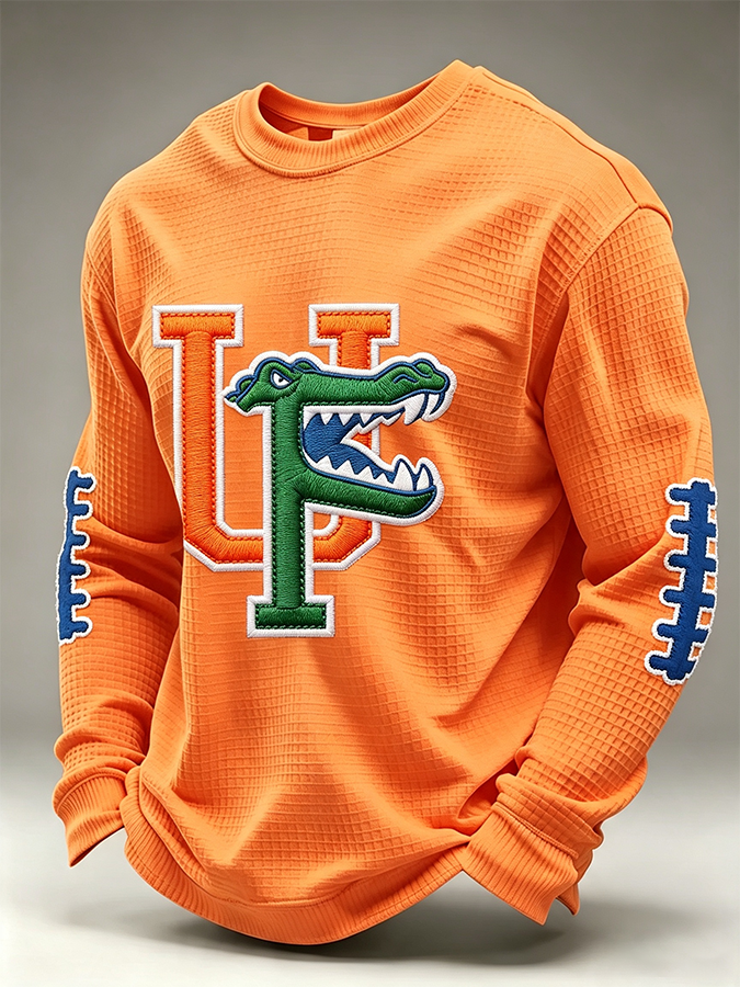 Men'S Retro Football Waffle T-Shirt