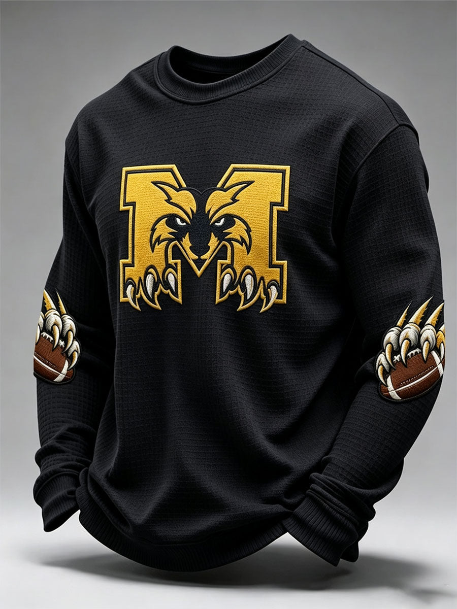 Men'S Rugby Printed Waffle T-Shirt