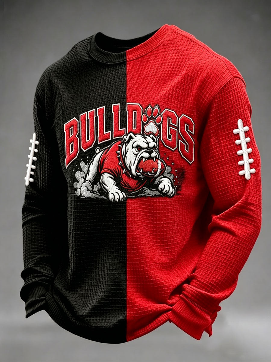 Men'S Rugby Printed Waffle T-Shirt