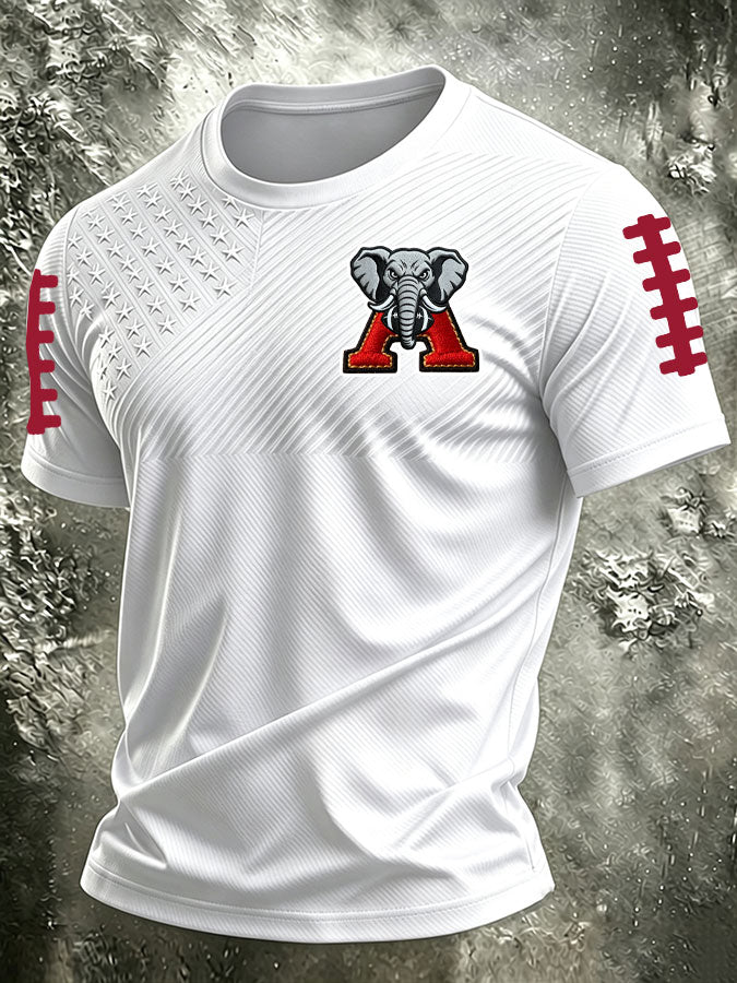 Men's Football Printed Short-Sleeve T-Shirt