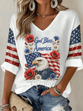 Women's America 1776-2026 Print Casual Top