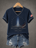 Women's Printed T-Shirt in Memory of 9/11 Victims