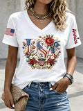Women's 250 Years of America 1776-2026 Independence Day Commemorative Tee