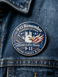 Unisex 9/11 25th Anniversary We Will Never Forget Brooch