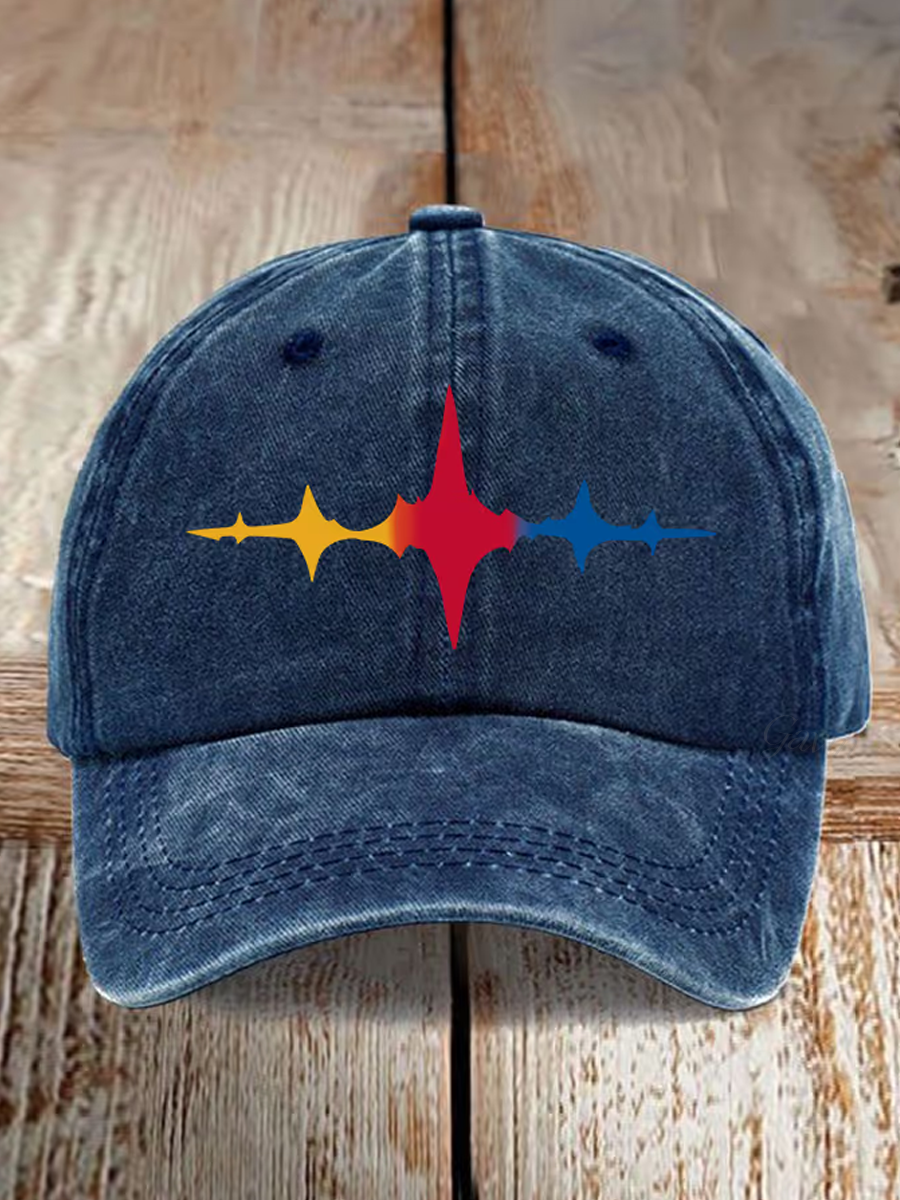 Unisex Casual Football Print Hat