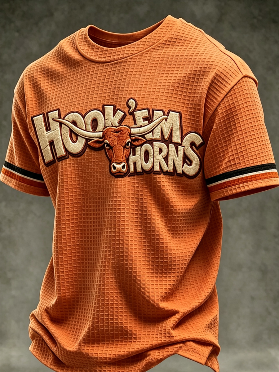 Men's Football Fan Waffle T-Shirt
