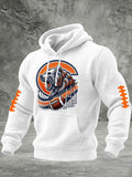Men'S Football Printed Casual Hoodie
