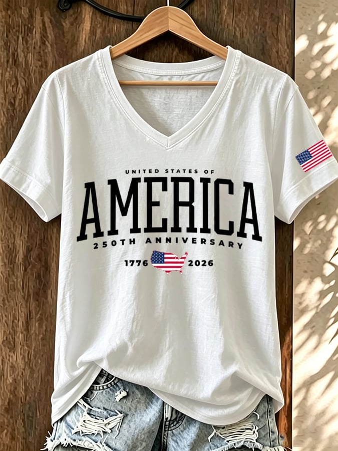 Women's UNITED STATES OF AMERICA 250 YEARS T-shirt