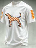 Men'S Football Print Waffle T-Shirt