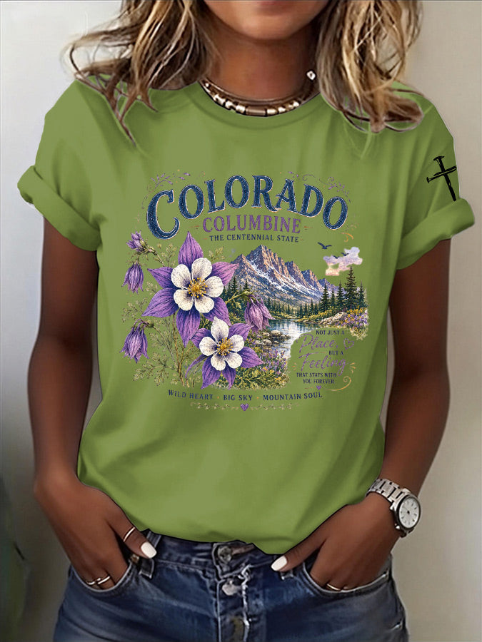 Women's Casual Colorado T-shirt