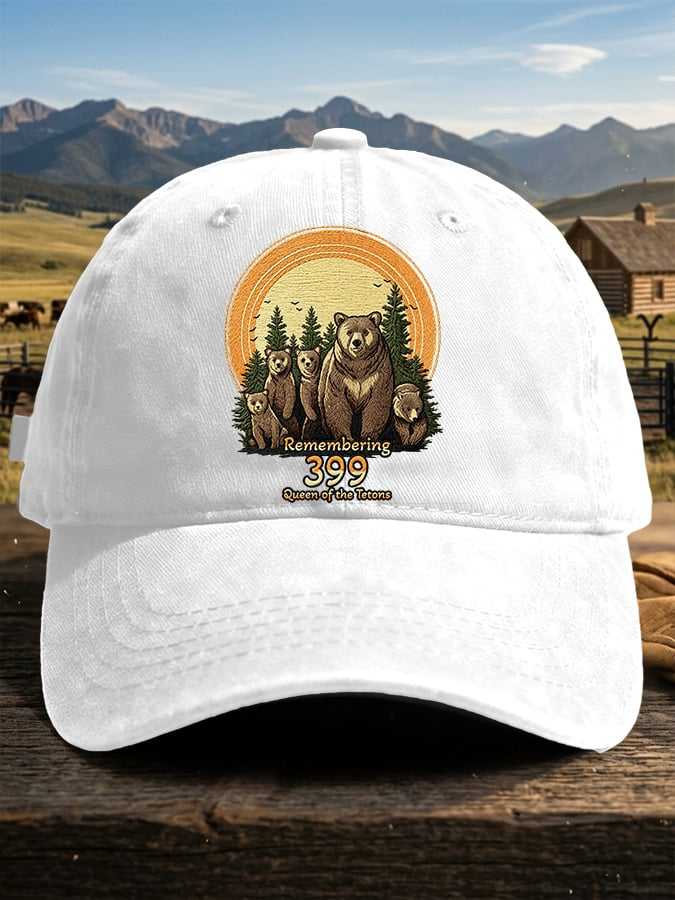 Retro Remembering 399 Queen Of The Tetons Print Baseball Cap