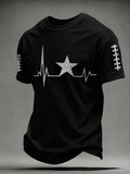 Men's Football Printed Short-Sleeve T-Shirt