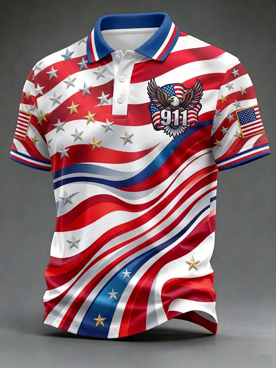 Men's 911 Memorial Short-Sleeve Polo Shirt