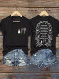 Women's Always Throw Spilled Salt Over Your Left Shoulder Print T-shirt