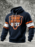 Men's Football Printed Casual Hoodie