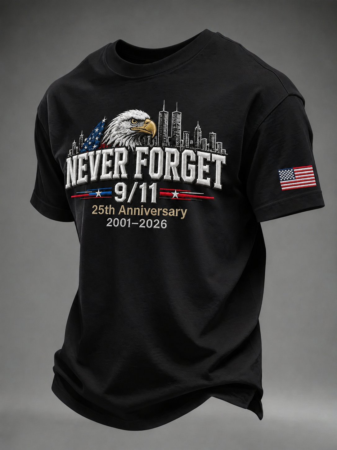 Men's 9.11 Never Forget Printed T-shirt