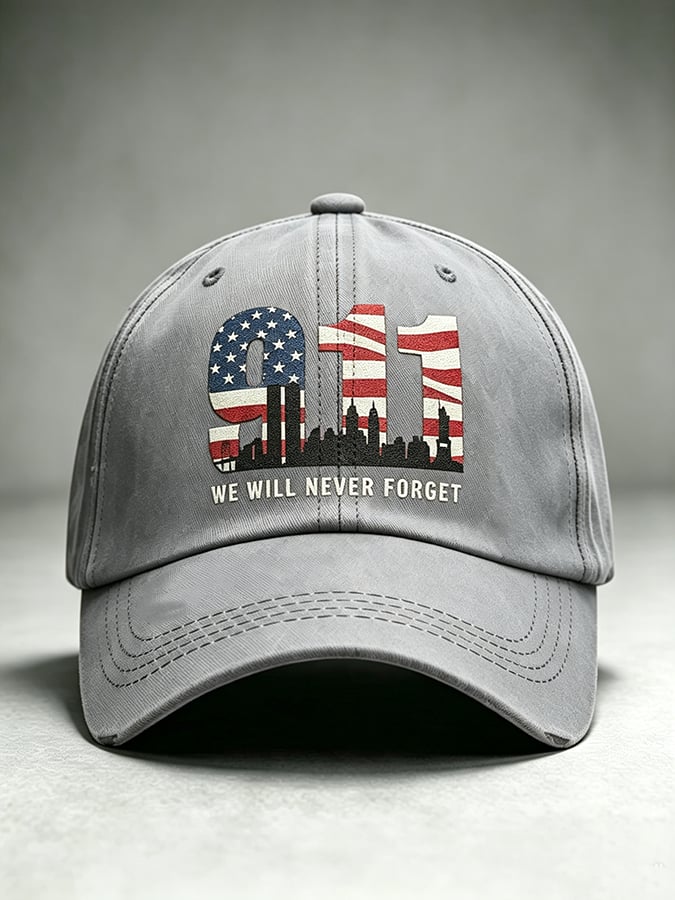 Unisex USA 911 Print Hat