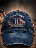 9.11 Never Forget Commemorative Printed Hat
