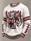 Men'S Football  Printed Waffle T-Shirt