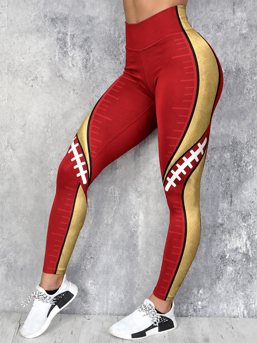 Women's American football Printed Leggings