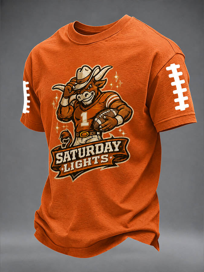 Men's Football Printed Short-Sleeve T-Shirt