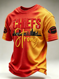 Men'S Football Fan Waffle T-Shirt