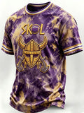 Men'S Football Print Waffle T-Shirt