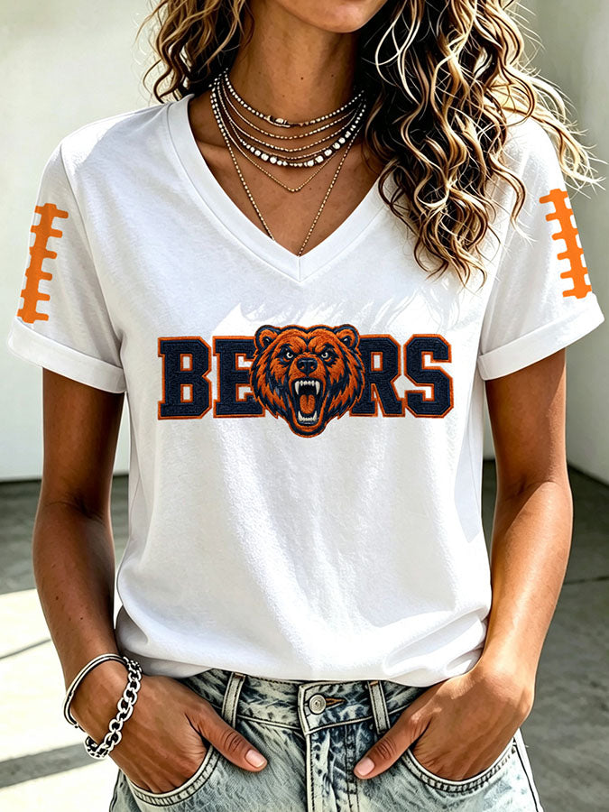 Women's Football Print T-shirt