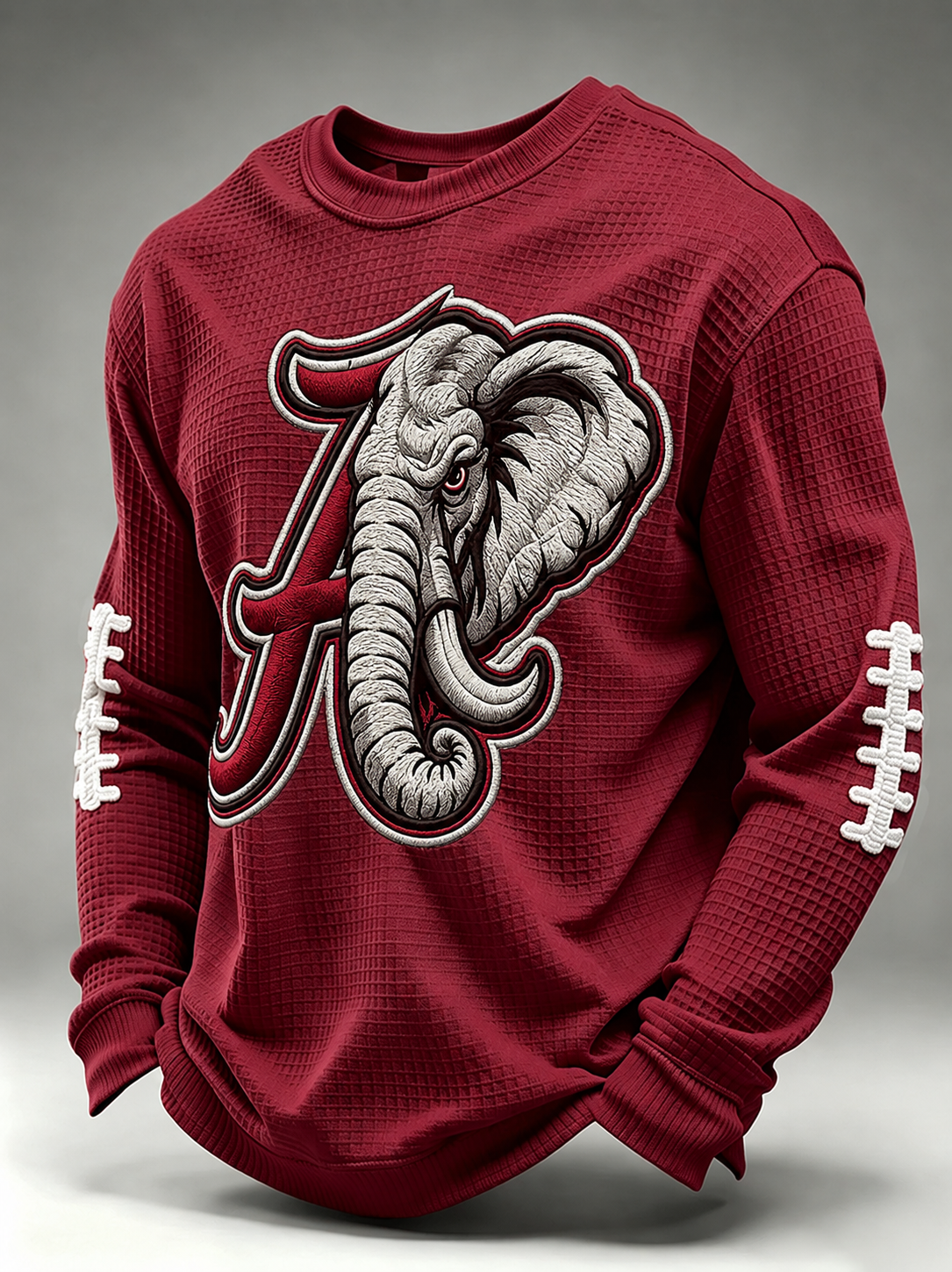 Men'S Football  Printed Waffle T-Shirt