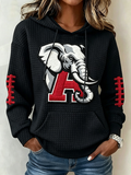 Women's Football Print Sweatshirt