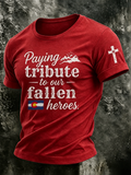 Men's Paying Tribute to Our Fallen Heroes T-shirt