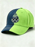 Neutral football printed casual hat