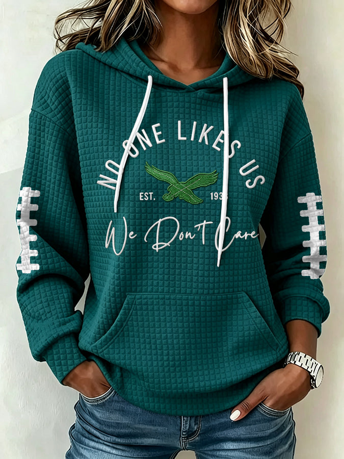 Women's Football Print Sweatshirt