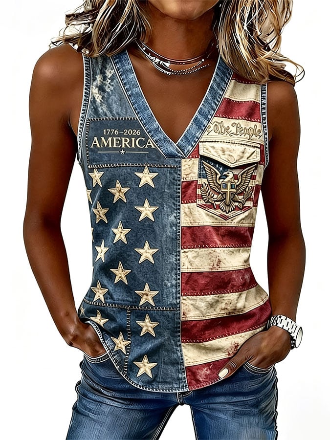 Women's Casual Printed Vest