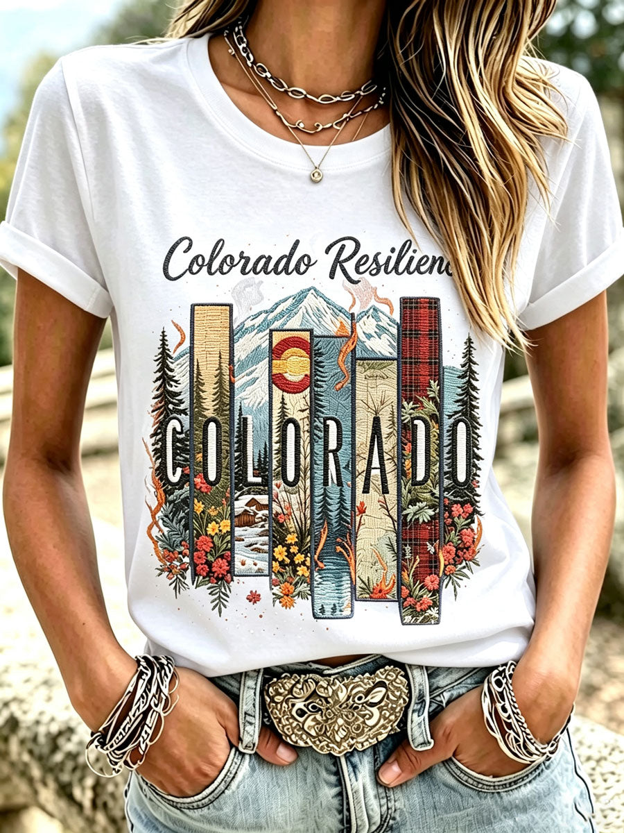 Women'S Colorado Resilient  Casual T-Shirt